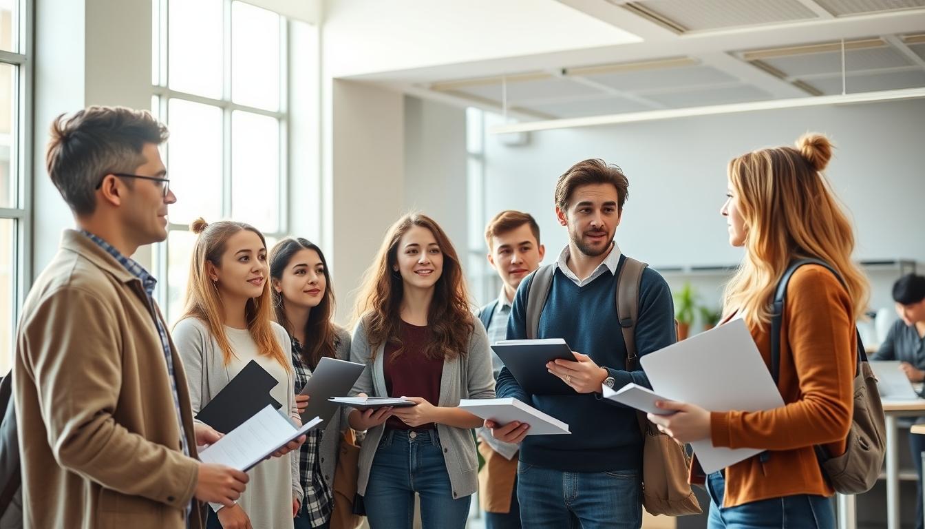 University campus and academic environment in Cambridge